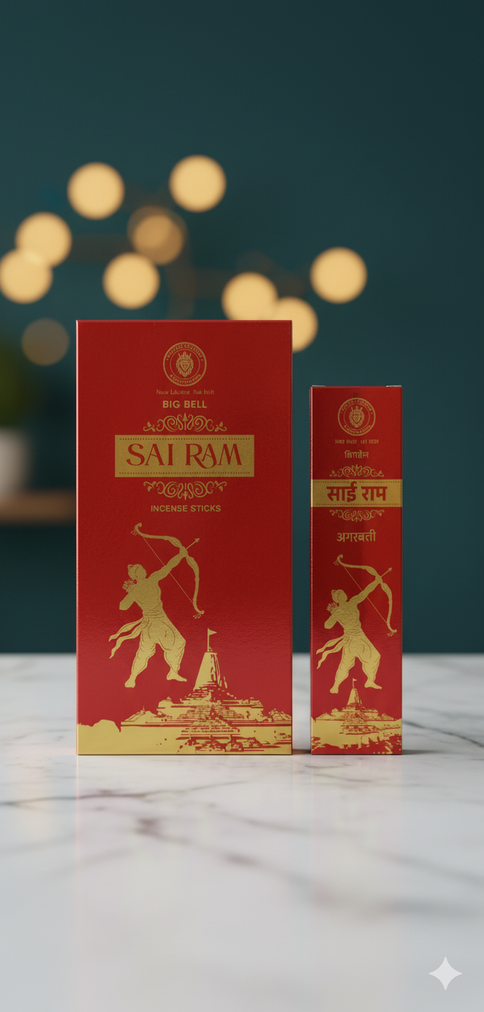 Sai Ram Premium Incense Flora Masala Sticks 12 Pack by Bigbell 20 grms each - DEVATRII INCENSE