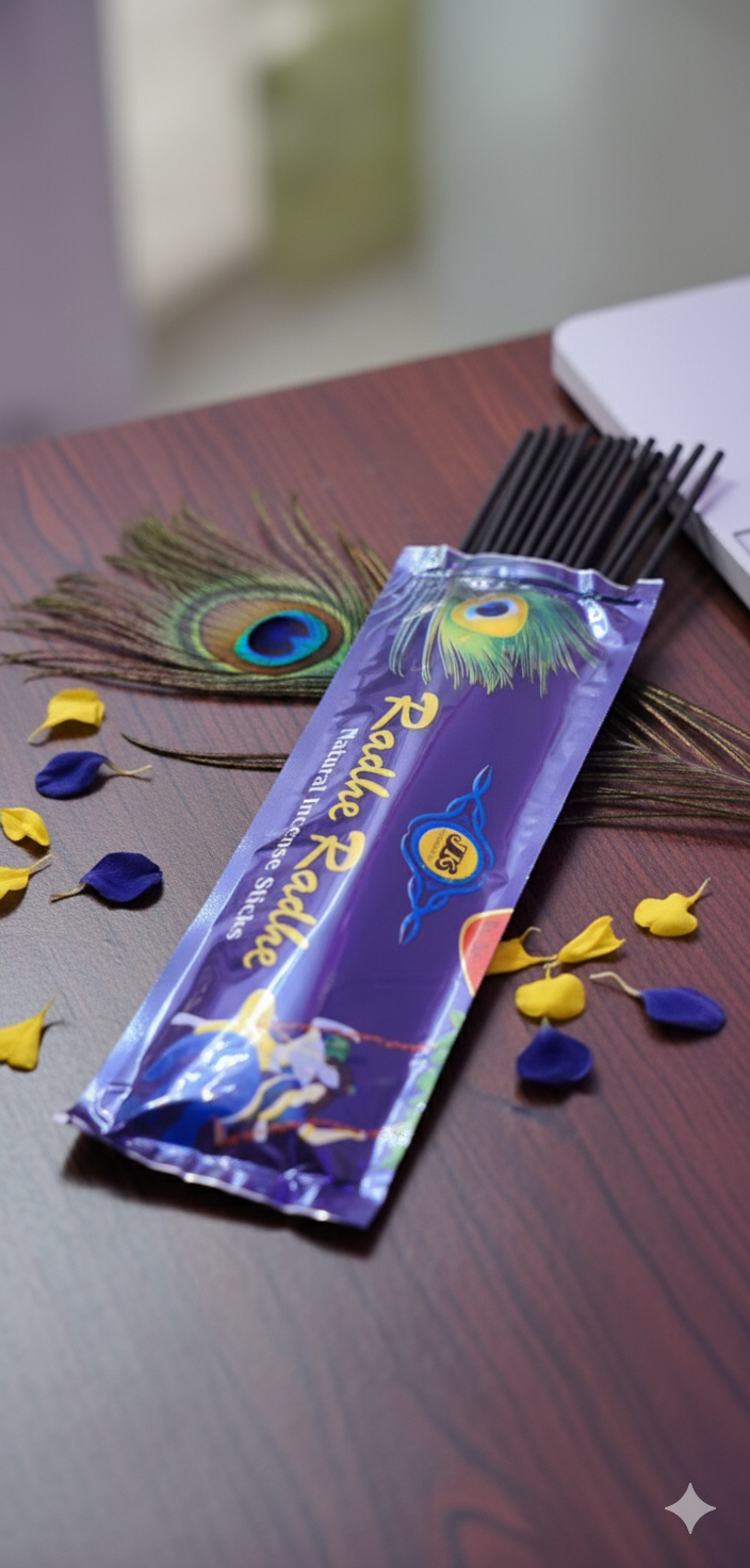 Radhe Radhe Premium Agarbatti - Black Stick