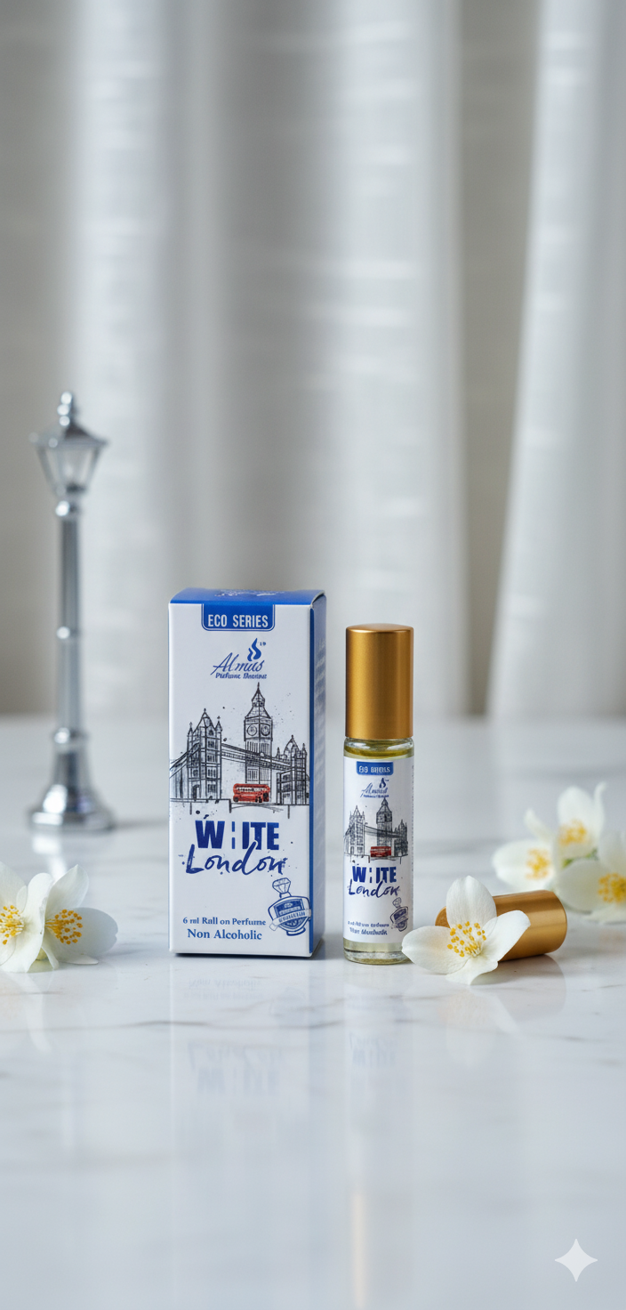 WHITE LONDON FANCY SMELL ROLL ON PERFUME FREE FROM ALCHOHOL (ATTAR )