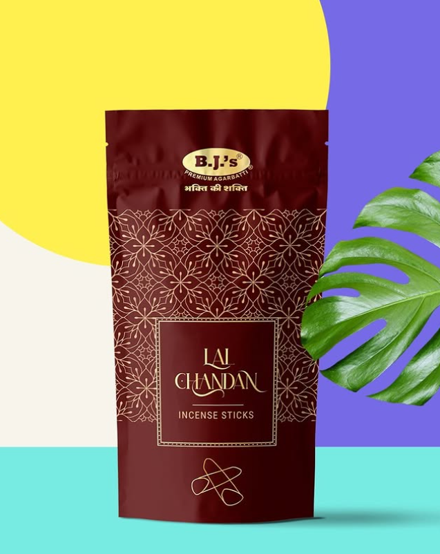 Lal Chandan Premium Incense stick  Zipper