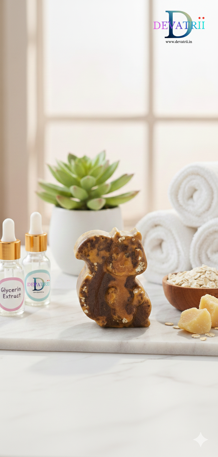 Gentle Glow Shea Butter & Oatmeal Soap – Safe for Kids & Adults - DEVATRII INCENSE