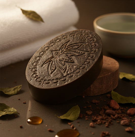 Homemade Neem & Aloe Vera Soap | Herbal, Chemical-Free Bathing Bar - DEVATRII INCENSE