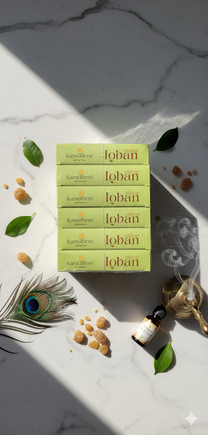 Kamdhenu Loban Sambrani Dhoop Cup – Premium Natural Fragrance for Puja & Home | Devatrii - DEVATRII INCENSE