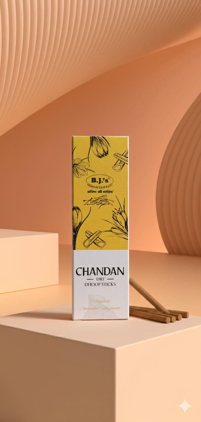 CHANDAN DRY DHOOP STICKS ( Bamboo Less)