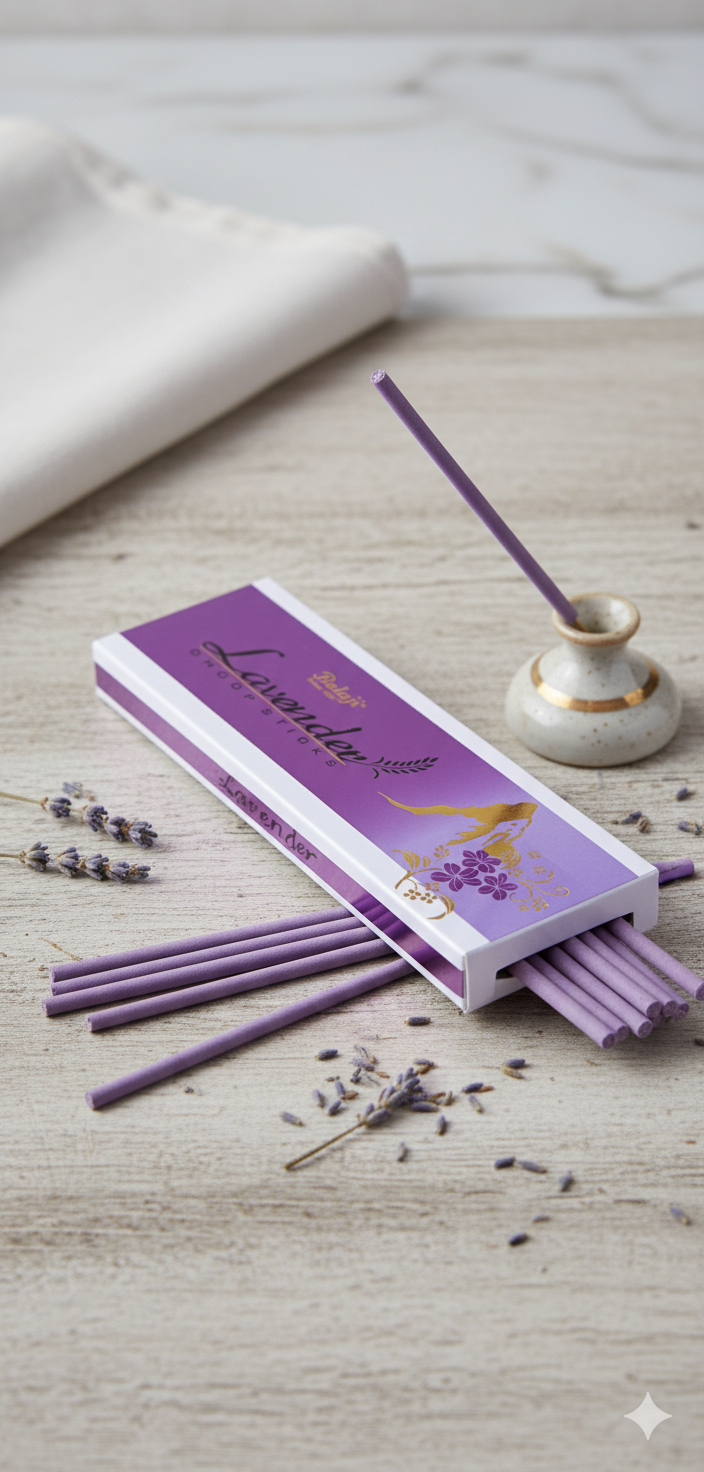 BALAJI LEVENDAR  Bambooless Dhoop Stick