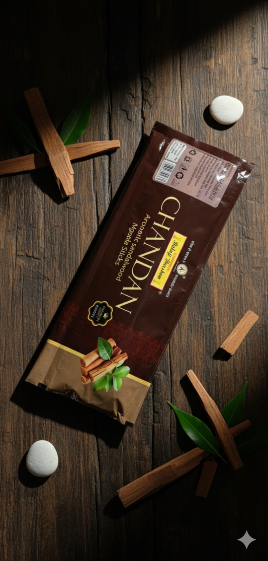 Balaji Darshan Chandan – Premium Aromatic Sandalwood Incense Sticks | Devatrii Pure Chandan Agarbatti - DEVATRII INCENSE