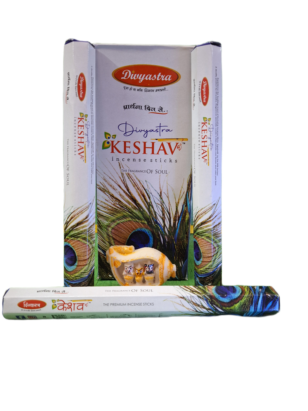 KESHAV PREMIUM INSENCE FLORA STICK (CHARCOAL FREE ) 12 BOX pack