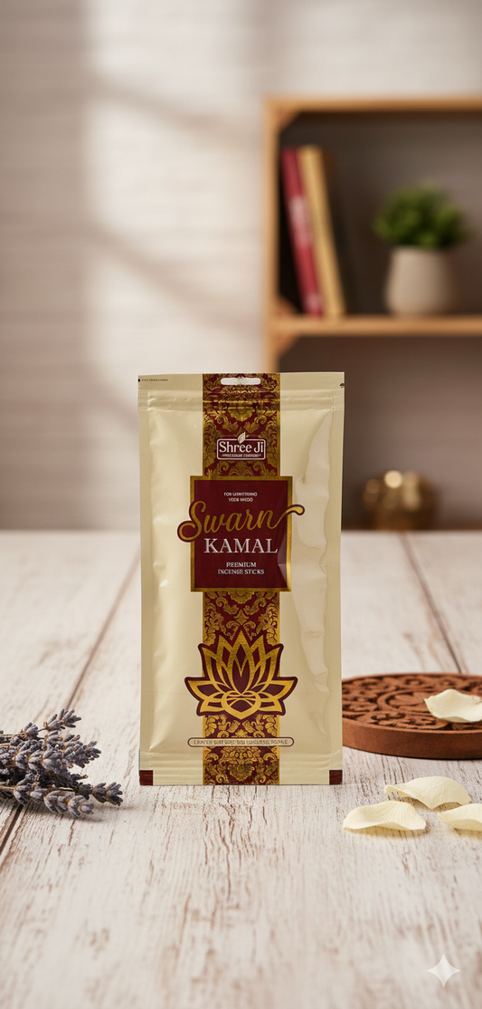 Sreeji Ultimate Fragrance Incense – Astha | Premium 140g Zipper Pack | Long-Lasting Devotional Aroma by Devatrii - DEVATRII INCENSE
