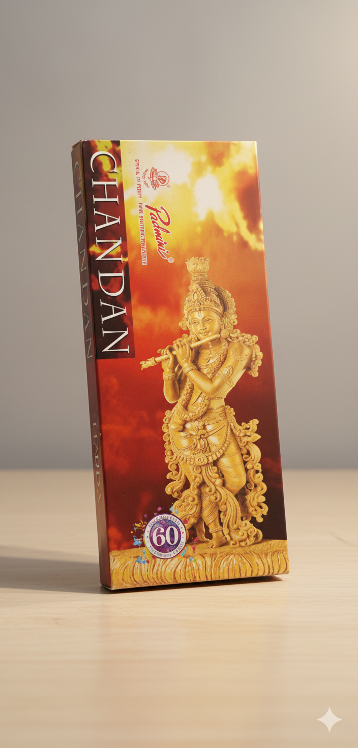 Parimal Chandan Premium Incense Stick | Pure Sandalwood Fragrance for Puja, Meditation & Home Aroma - DEVATRII INCENSE