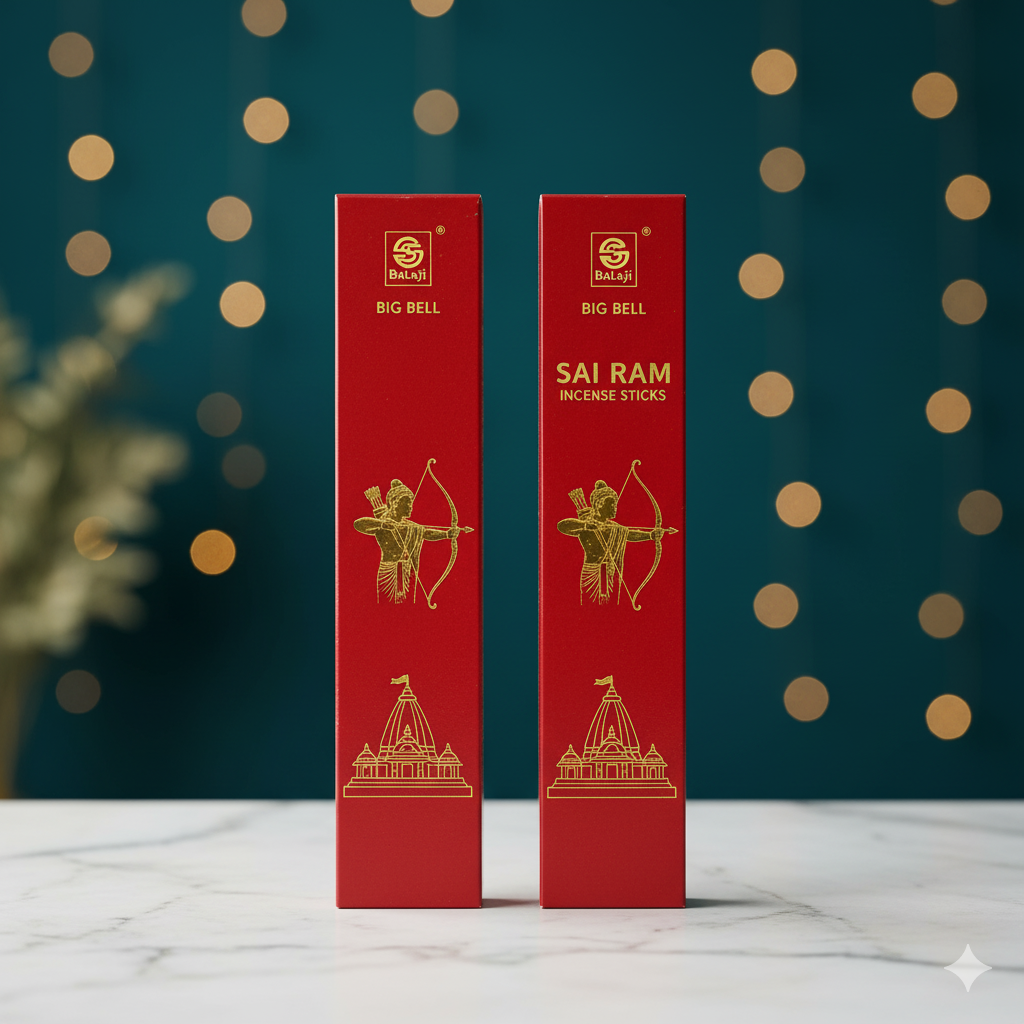 Sai Ram Premium Incense Flora Masala Sticks by BigBell 20grms - DEVATRII INCENSE