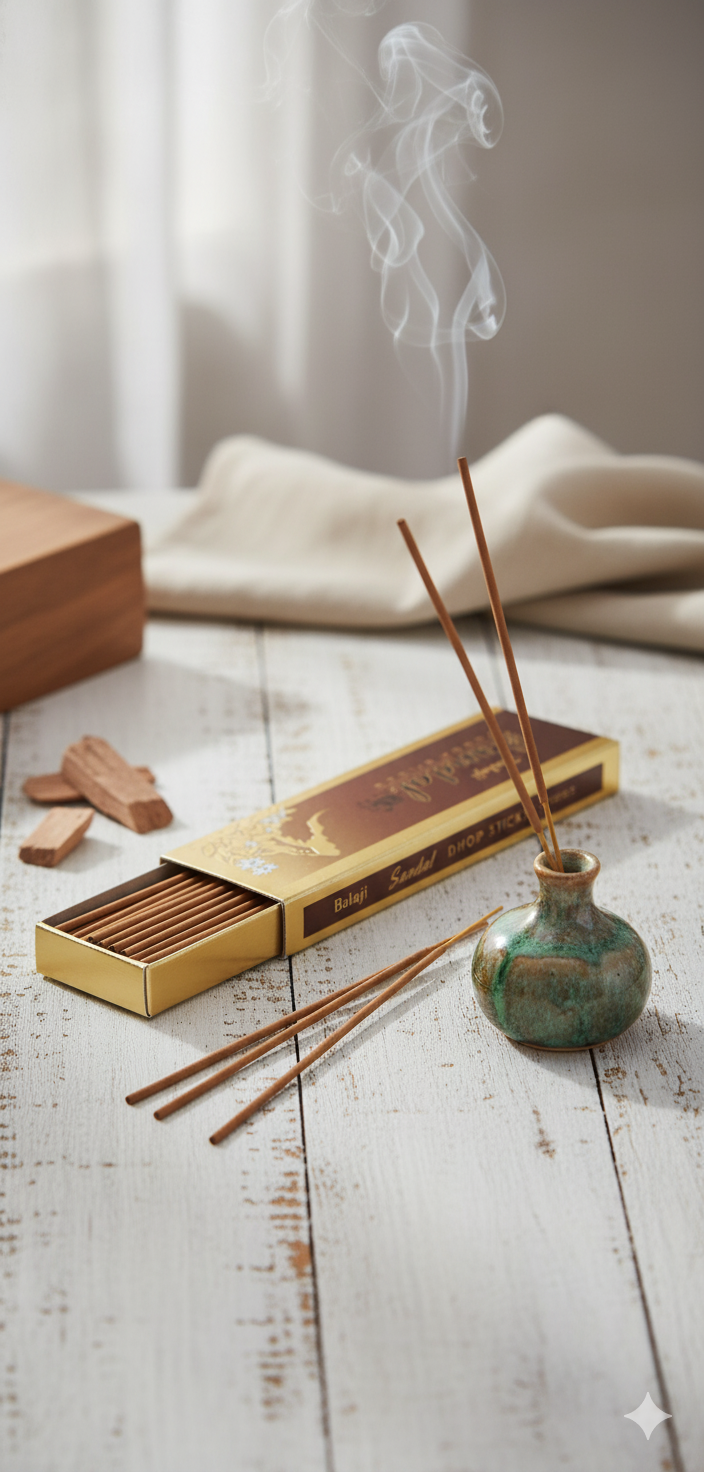 BALAJI SANDAL Bambooless Dhoop Sticks