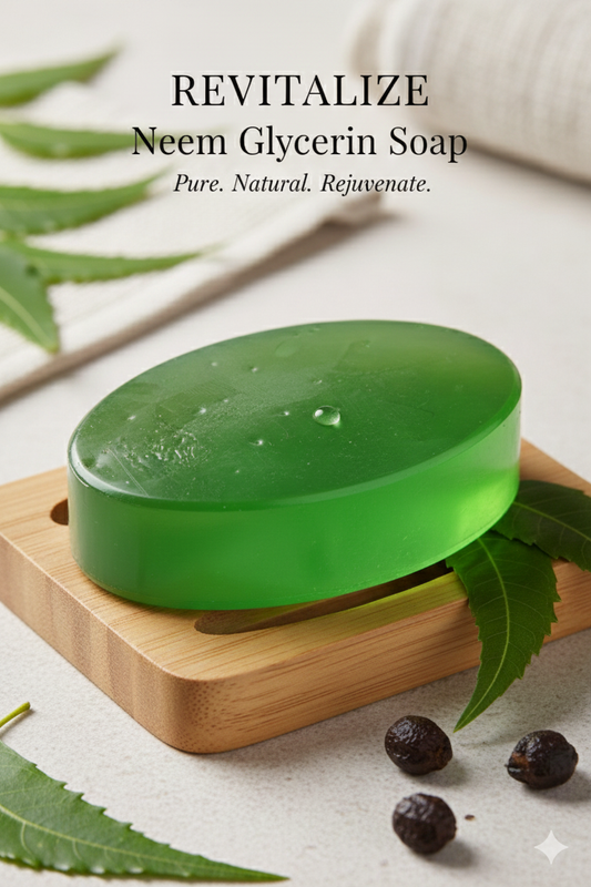 Glycerin, Neem & Aloe Vera Handmade Soap – Moisturizing, Gentle Care - DEVATRII INCENSE