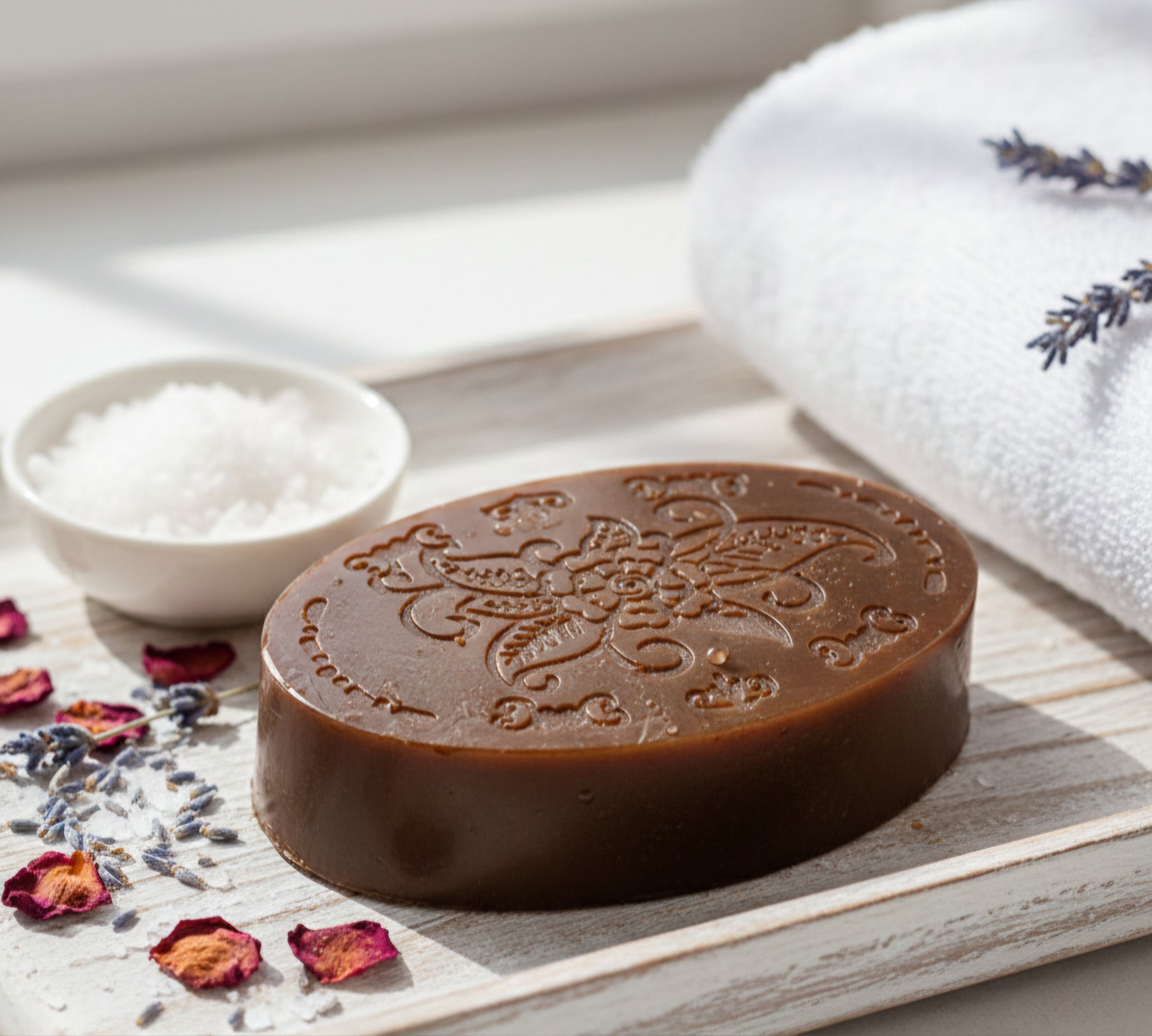 Homemade Neem & Aloe Vera Soap | Herbal, Chemical-Free Bathing Bar - DEVATRII INCENSE