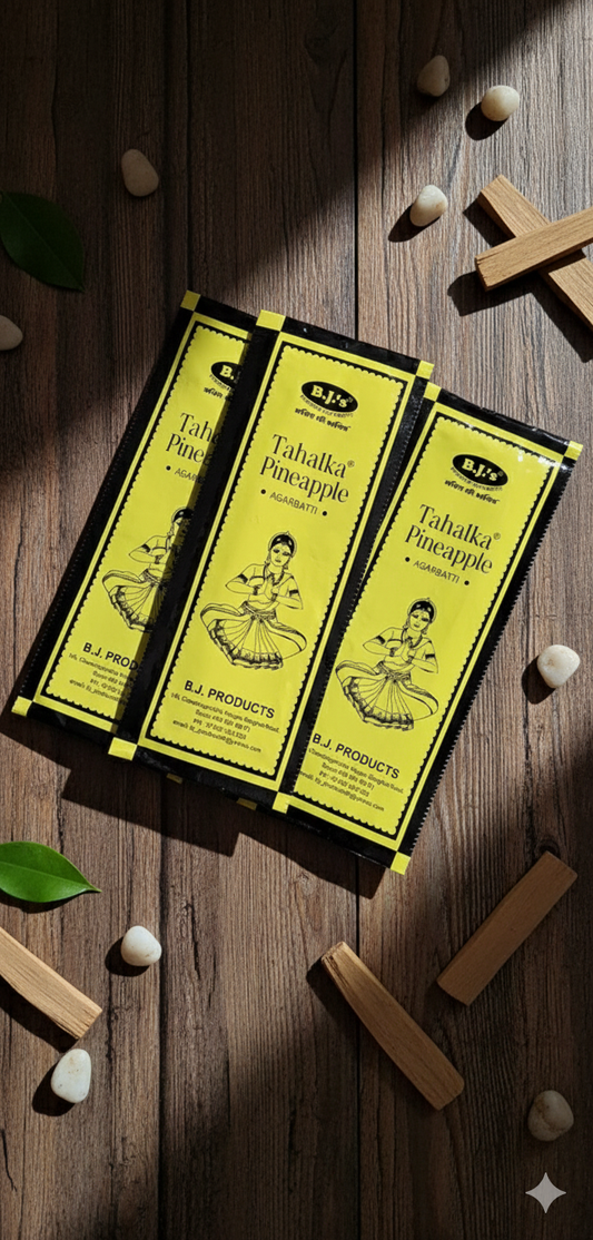 Tahelka Pineapple Agarbatti – Premium Fruity Aroma Incense Sticks by Devatrii - DEVATRII INCENSE