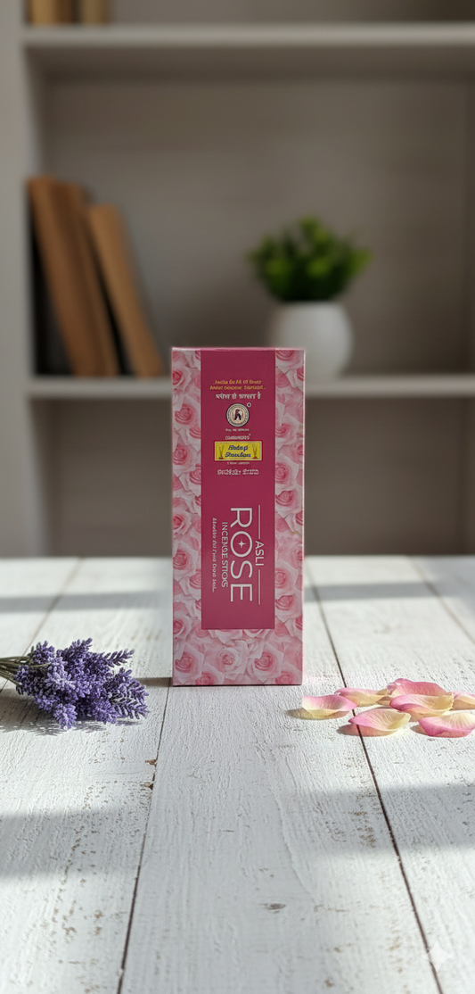 Balaji Darshan Rose -- Flower – Divine Fragrance Incense for Meditation, Pooja & Positive Energy | Devatrii Incense - DEVATRII INCENSE