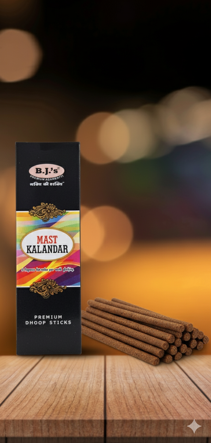 MAST KALANDAR DRY DHOOP STICK (Bamboo Less)