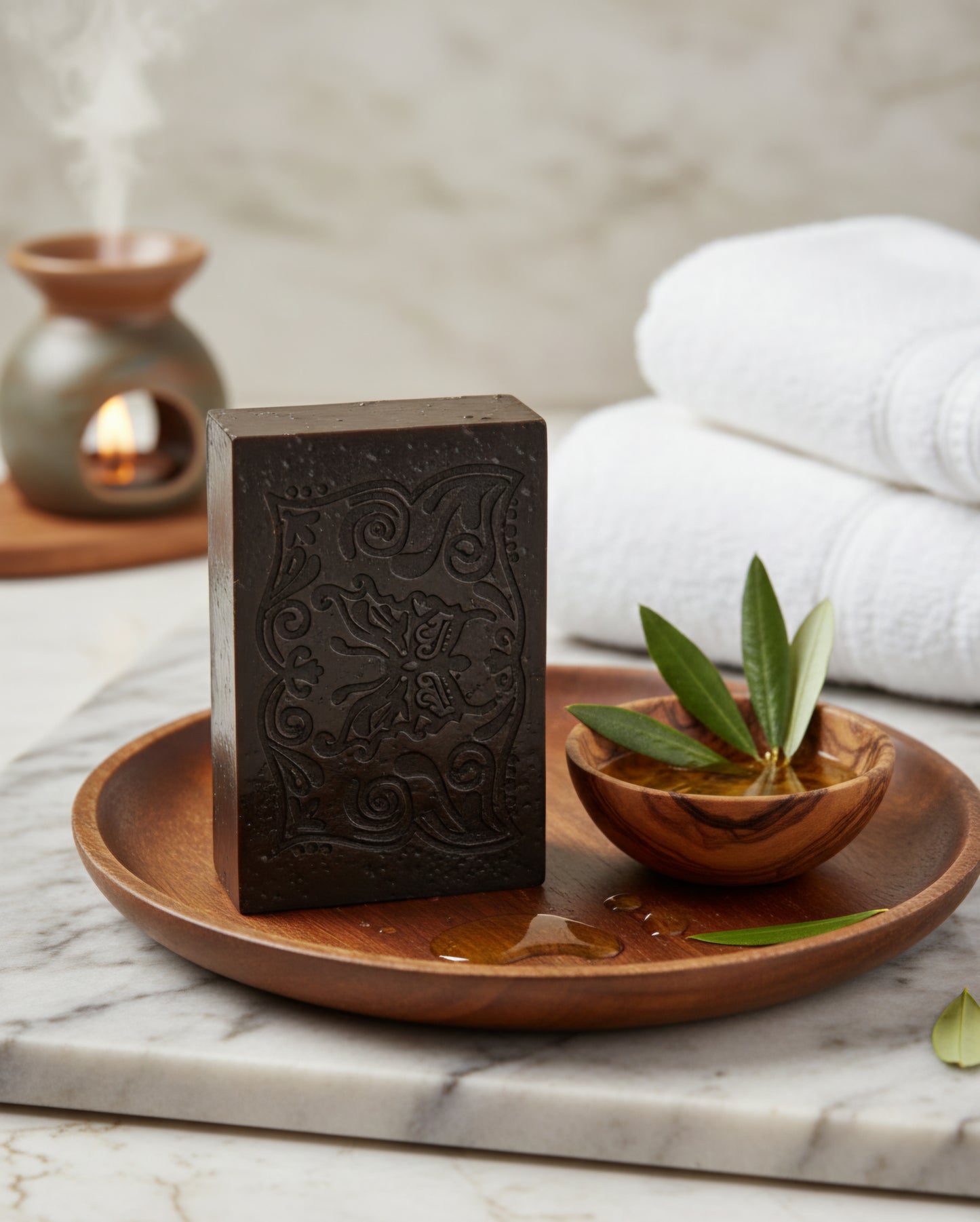 Homemade Neem & Aloe Vera Soap | Herbal, Chemical-Free Bathing Bar - DEVATRII INCENSE