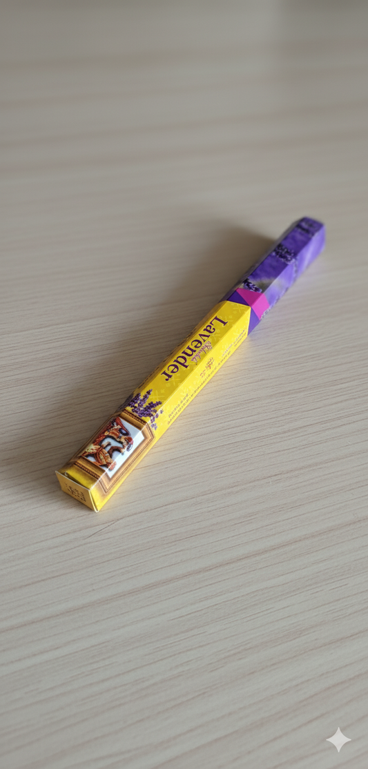 Sakuntala Lavender Premium Incense Sticks – Calming Floral Aroma for Relaxation, Meditation & Home Fragrance 12 packs | Devatrii - DEVATRII INCENSE