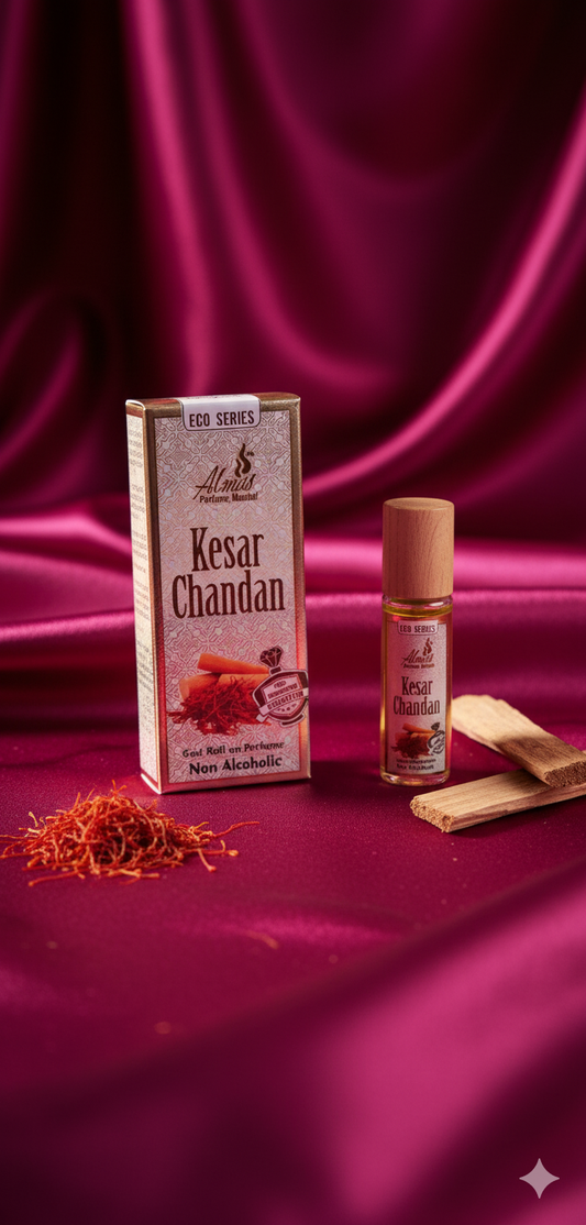 KESHAR CHANDAN ROLL ON PERFUME FREE FROM ALCHOHOL (ATTAR )