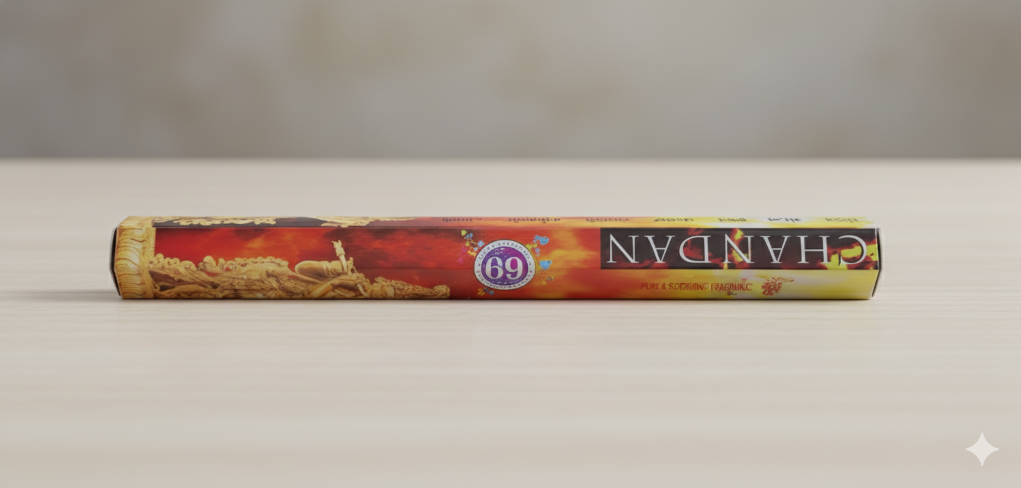 Parimal Chandan Premium Incense Stick | Pure Sandalwood Fragrance for Puja, Meditation & Home Aroma - DEVATRII INCENSE