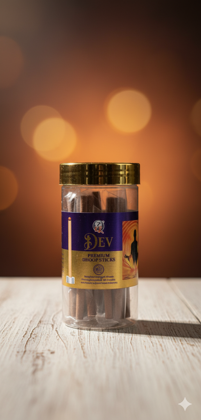 Dev Premium Bamboo less Dhoop Stick