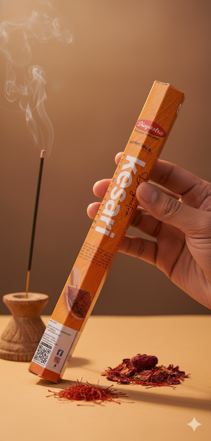Kesari Divyastra Premium Incense Sticks Small pack